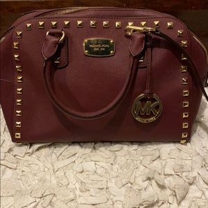 Michael Kors maroon crossbody